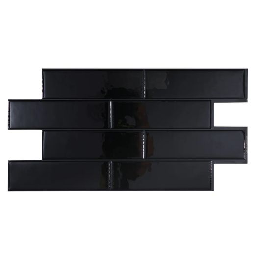 Carrelage adhésif Oslo Nero 57,30 cm x 27,64 cm The Smart Tiles