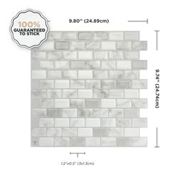 Piastrella adesiva Ravenna Roma 24,89 cm x 24,74 cm The Smarttiles