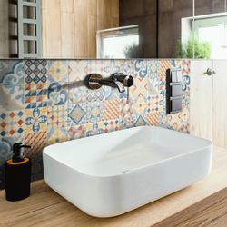 Piastrella adesiva Almada Vintage 22,86 cm x 22,86 cm The Smarttiles