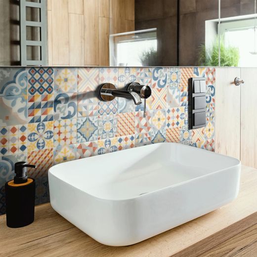 Piastrella adesiva Almada Vintage 22,86 cm x 22,86 cm The Smarttiles