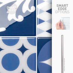 Piastrella adesiva Vintage Azur 22,86 cm x 22,86 cm The Smarttiles