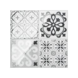 Azulejo Adhesivo Vintage Bartoli 22,86 cm x 22,86 cm The Smarttiles