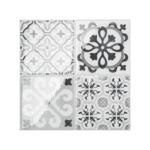 Carrelage adhésif Bartoli vintage 9" x 9" Les Smarttiles