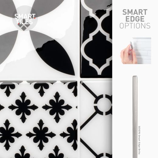 Vintage Bilbao zelfklevende tegel 22,86 cm x 22,86 cm De Smarttiles