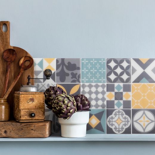 Piastrella adesiva Vintage Cádiz 22,86 cm x 22,86 cm The Smarttiles