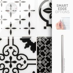 Vintage Evora självhäftande kakel 22,86 cm x 22,86 cm Smarttiles