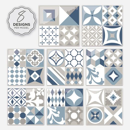 Piastrella adesiva Gaudí Vintage 22,86 cm x 22,86 cm The Smarttiles