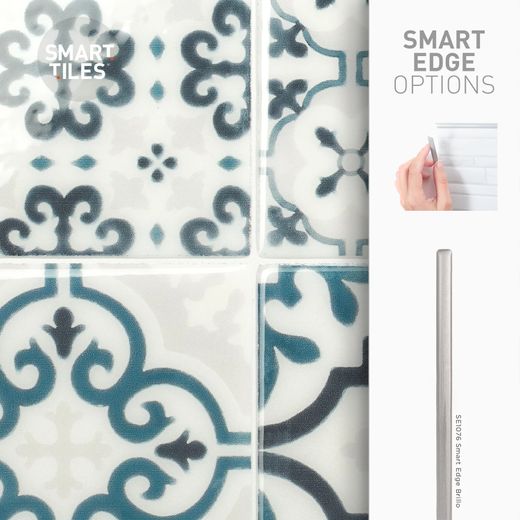 Piastrella adesiva Vintage Navy 22,86 cm x 22,86 cm The Smarttiles