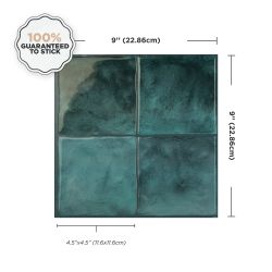 Zellige Costa Kleeftegel 22,86 cm x 22,86 cm De Smarttiles
