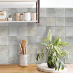 Zellige Fez självhäftande kakel 22,86 cm x 22,86 cm Smarttiles