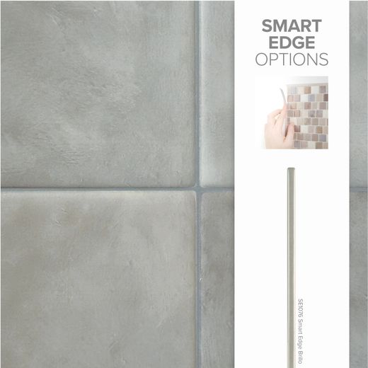 Zellige Fez självhäftande kakel 22,86 cm x 22,86 cm Smarttiles