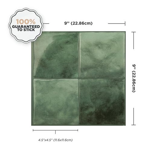 Zellige mugg självhäftande kakel 23 x 23 cm Smarttiles