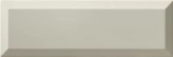 Caja Azulejo biselado Light Grey Brillo 10x30 cm 1,02 m2 Ribesalbes