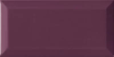 Plum Gloss Beveled Tile Box 7.5x15 cm Ribesalbes