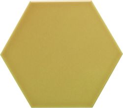 Azulejo Hexagonal 11x13 color Arena brillo 54 piezas 0,70 m2/Caja Complementto