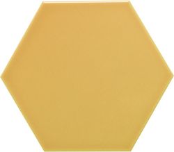 Azulejo Hexagonal 11x13 color Beige brillo 54 piezas 0,70 m2/Caja Complementto