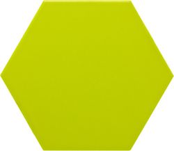 Azulejo Hexagonal 11x13 color Pistacho mate 54 piezas 0,70 m2/Caja Complementto