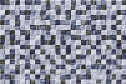 Azulejo imitación gresite Azul 20x30 cm brillo pasta roja Ribesalbes