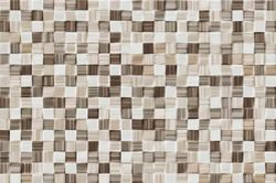 Azulejo imitación gresite Marrón 20x30 cm brillo pasta roja Ribesalbes