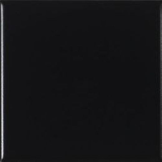 Carrelage Noir Brillant 10x10 0,50M2 / Boîte 50 Pièces