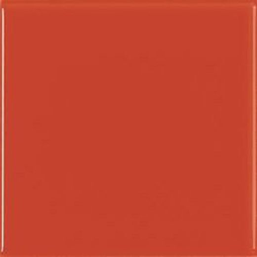 Carrelage rouge brillant 15x15 1,00M2 / boîte 44 pièces