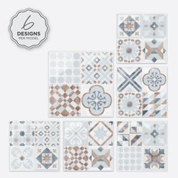 Αυτοκόλλητα πλακάκια Parma Vintage 9" x 9" The Smarttiles