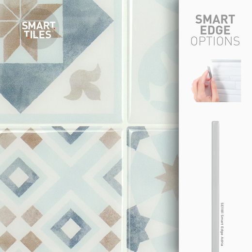 Αυτοκόλλητα πλακάκια Parma Vintage 9" x 9" The Smarttiles