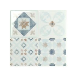 Azulejos Adhesivo Vintage Parma 22,86 cm x 22,86 cm The Smarttiles