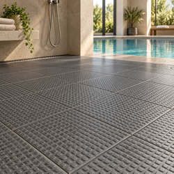 Caja porcelanico 24,4x24,4 Celdillas negro 9 piezas 0,56m2 Gres de Aragon
