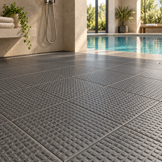 Caja porcelanico 24,4x24,4 Celdillas negro 9 piezas 0,56m2 Gres de Aragon
