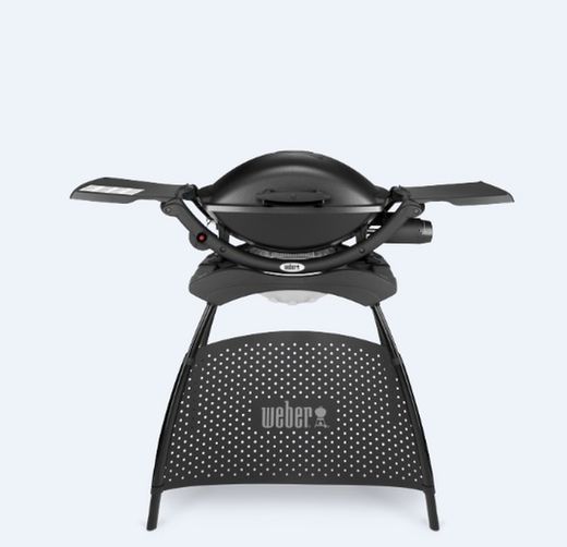 Barbacoa de gas Q 2000 Black con Stand Weber