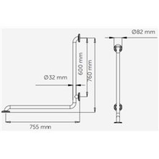Medinox ράβδος από ανοξείδωτο ατσάλι AISI 304 Bright BD0700C Mediclinics