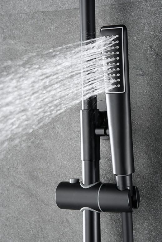 Delos Single-lever shower bar Matt black BDD055/NG Imex