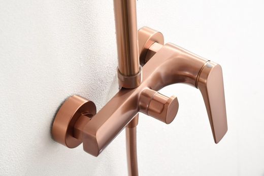 Delos Duschstång med ett handtag Borstad roséguld BDD055/ORC Imex