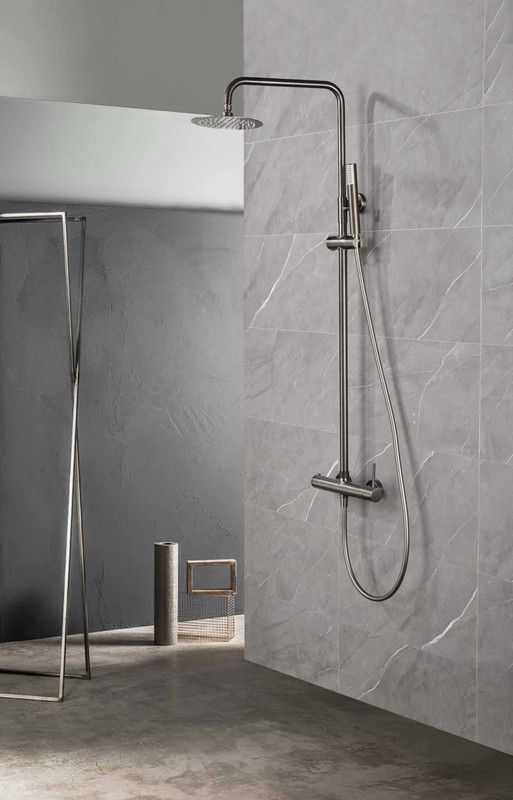 Monza svart pistol metall engrepps duschstång BDM039/BGM Imex