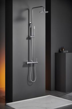 Monza krom engrepps duschstång BDM039/NG Imex