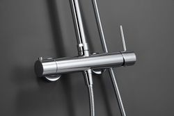 Monza krom engrepps duschstång BDM039/NG Imex