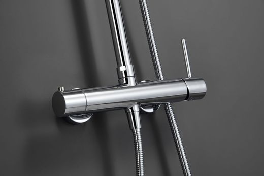 Monza krom engrepps duschstång BDM039/NG Imex