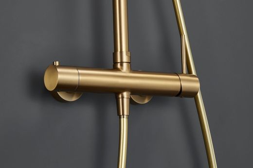 Monza engrepps duschstång borstad guld BDM039/OC Imex