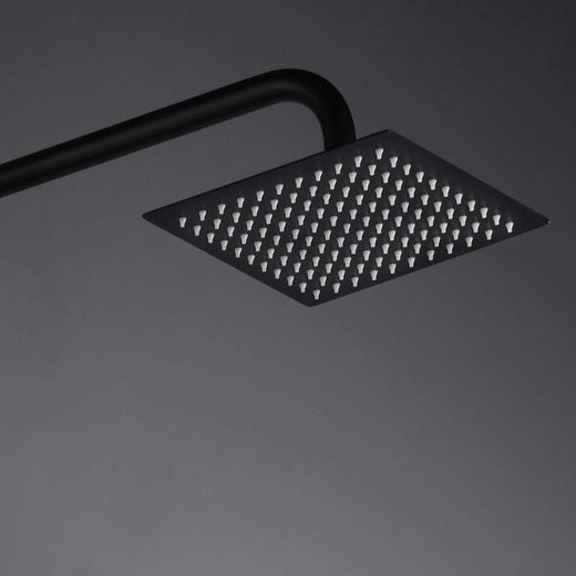 Art duschstång matt svart Imex