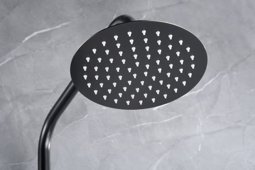 Genova Black gun metall termostatisk duschstång BTG053/BGM Imex