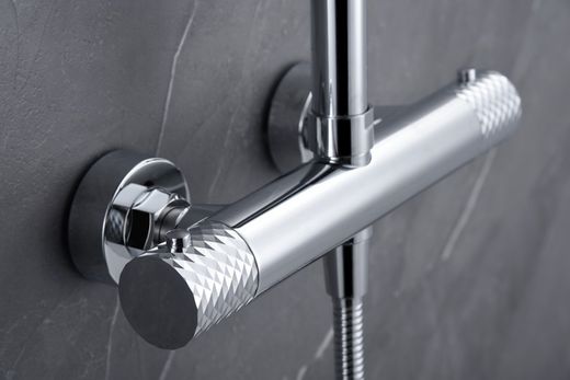 Genova Chrome termostatisk duschstång BTG053 Imex