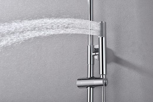Monza termostatisk duschstång krom BTM039 Imex
