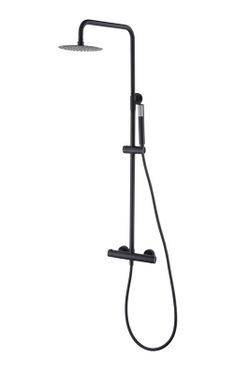 Barra de ducha termostática Monza negro mate BTM039/NG Imex