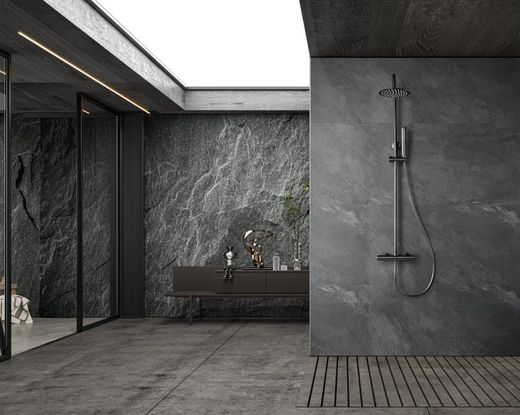 Termostatyczny drążek prysznicowy Naples Black gun metal BTN047/BGM Imex