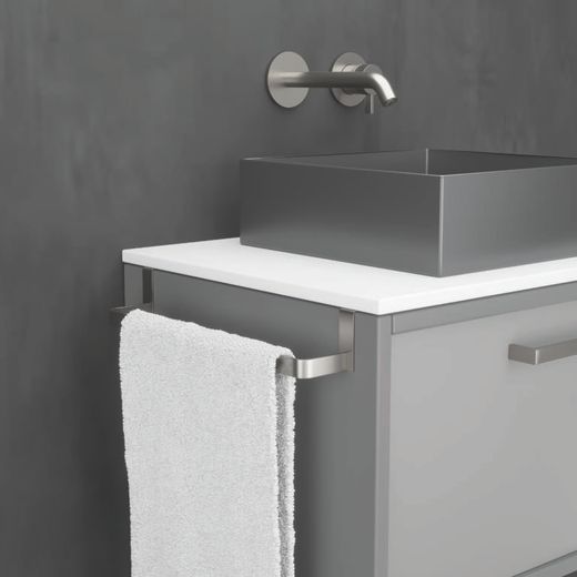 Barra Toallero Interior Mueble Cromo Medimex