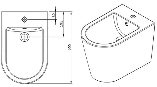 Urb. Y Plus Bidet Unisan