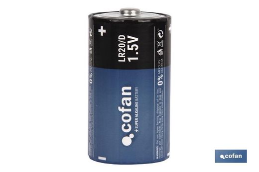 Blister of 2 Alkaline Batteries Lr20 / D Unit Sale