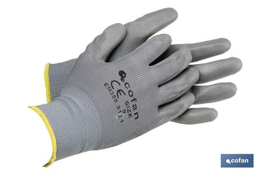 Blister G. 100% poliester. Impregn. Szary T-11