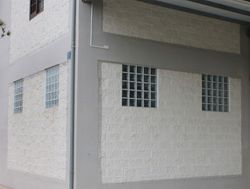 Bloque hormigón 2 caras Split blanco 20x20x40 cm Verniprens